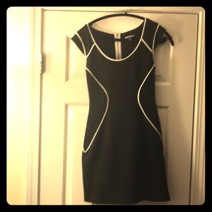 Black and white dress